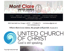 Tablet Screenshot of montclareucc.org